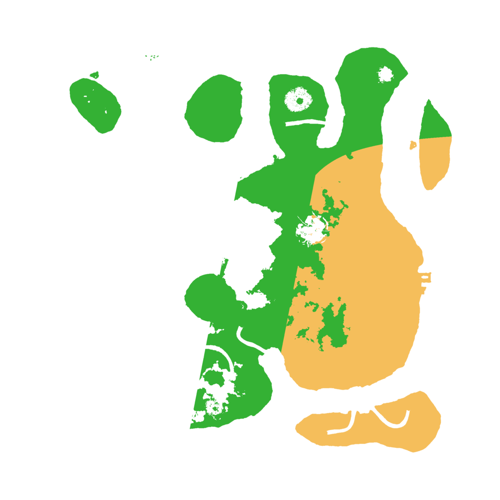 Biome Rust Map: Procedural Map, Size: 3000, Seed: 349887