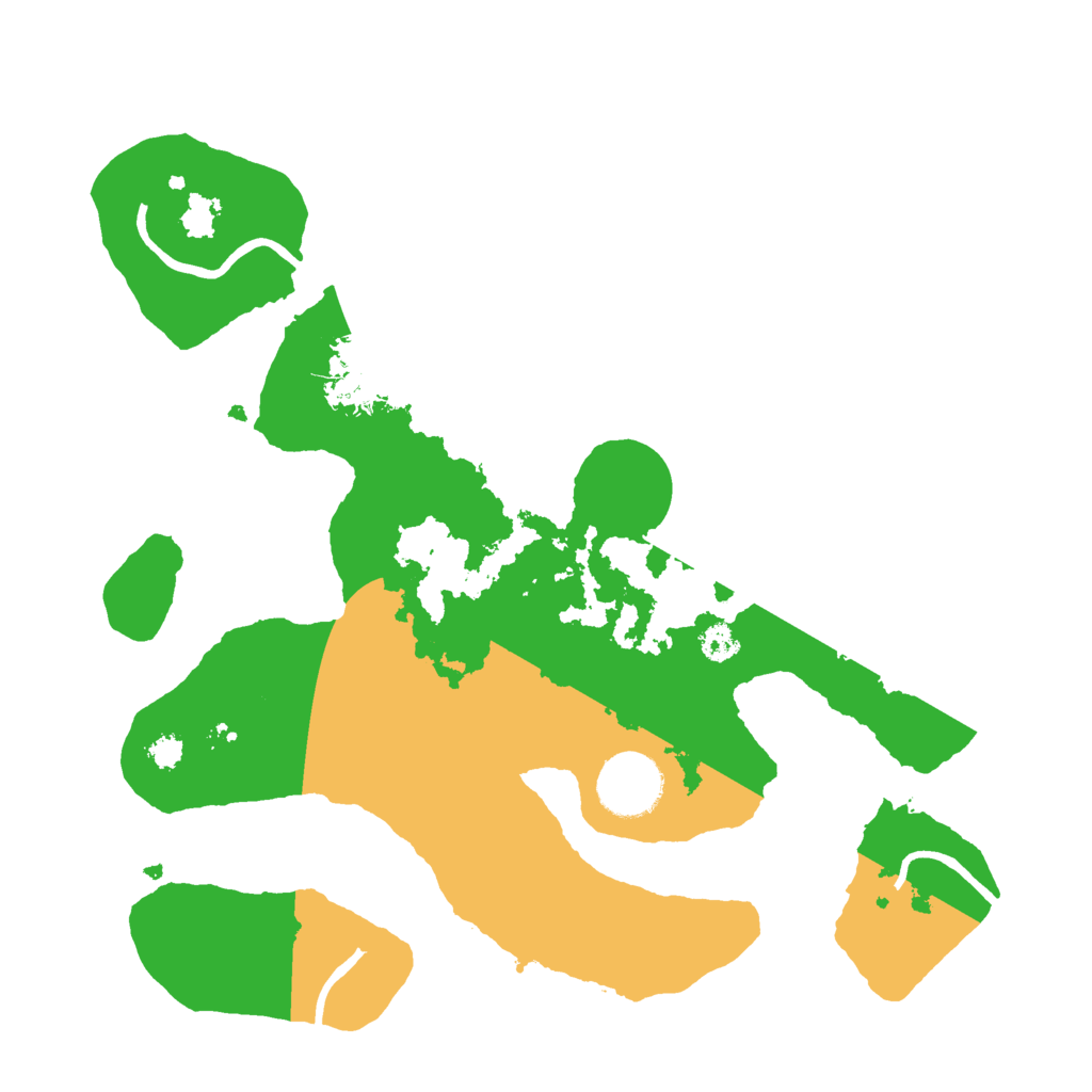 Biome Rust Map: Procedural Map, Size: 3000, Seed: 483662