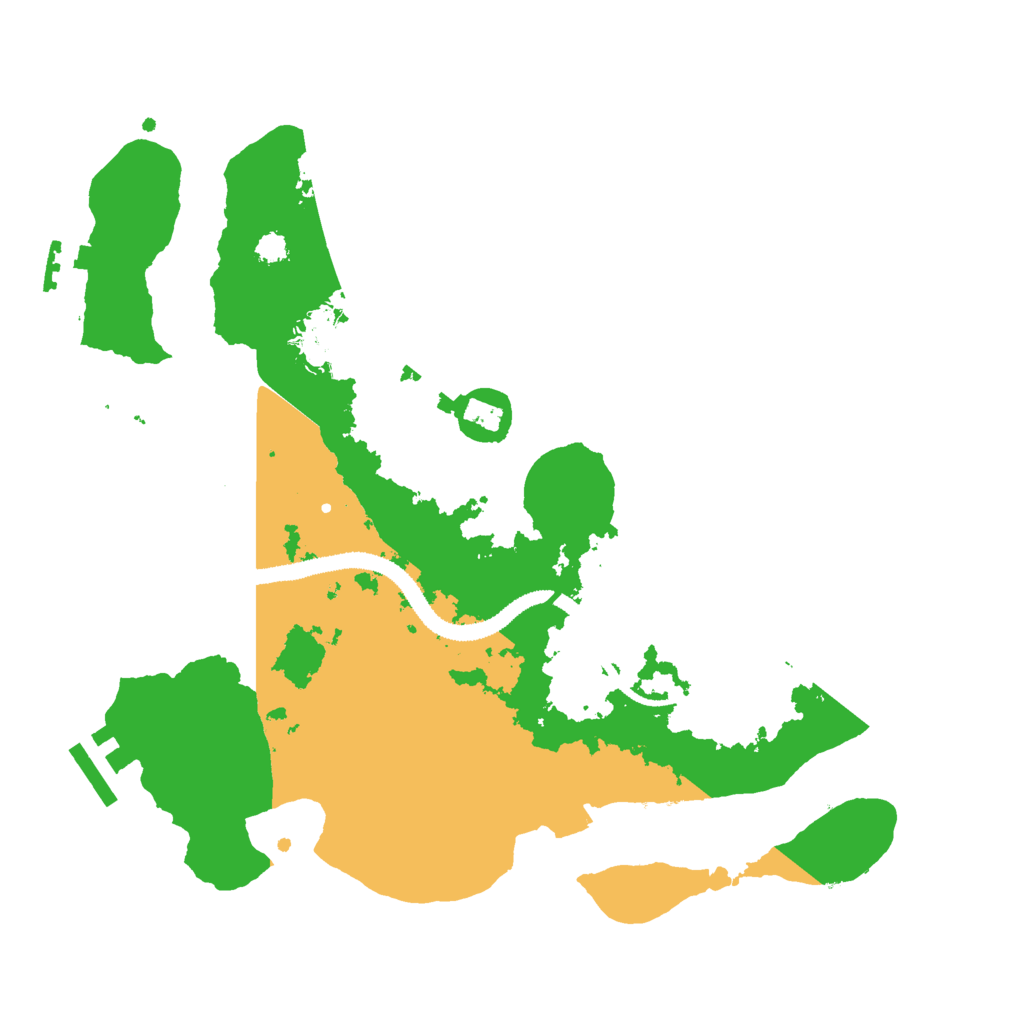 Biome Rust Map: Procedural Map, Size: 3000, Seed: 589980