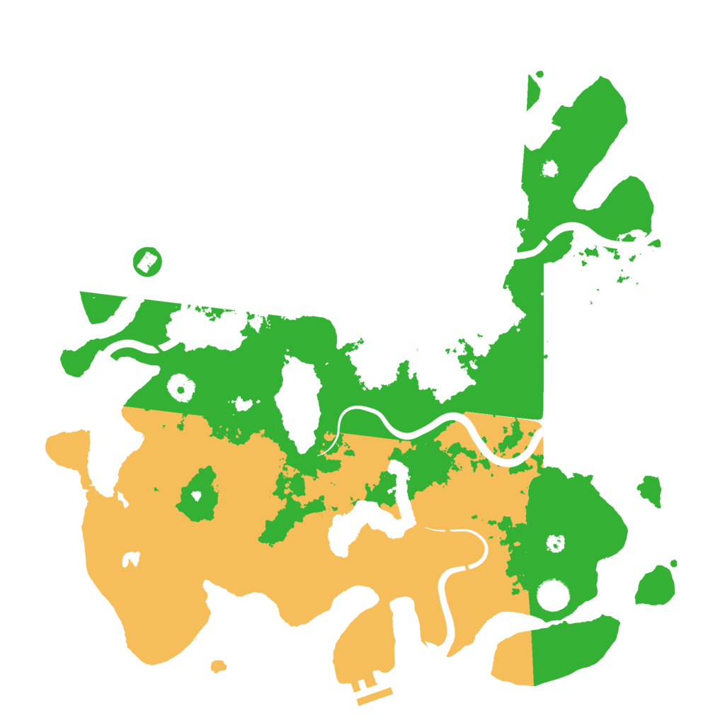 Biome Rust Map: Procedural Map, Size: 4000, Seed: 827725