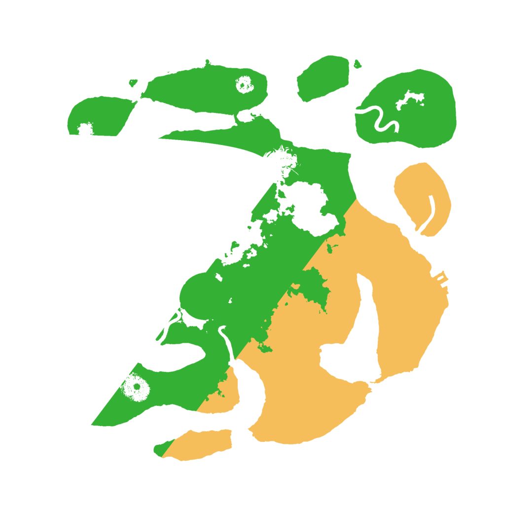 Biome Rust Map: Procedural Map, Size: 3000, Seed: 638355