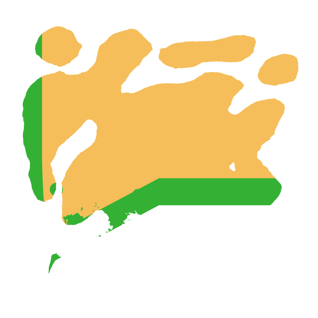 Biome Rust Map: Barren, Size: 3200, Seed: 55158