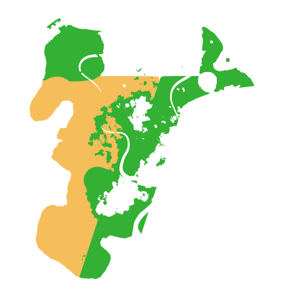 Biome Rust Map: Procedural Map, Size: 3000, Seed: 699335