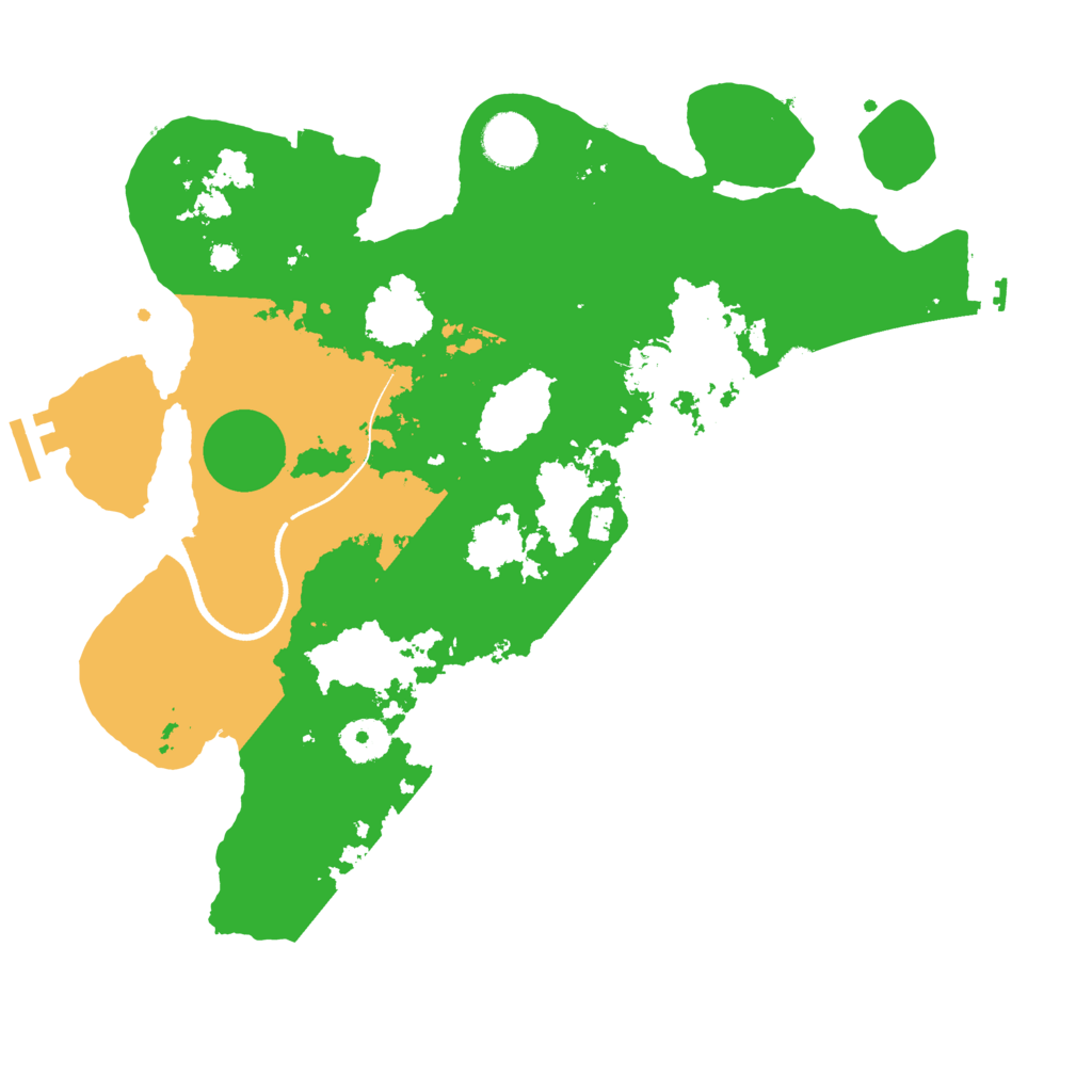 Biome Rust Map: Procedural Map, Size: 3500, Seed: 2029999