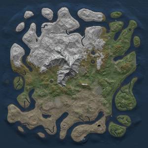 Thumbnail Rust Map: Procedural Map, Size: 5000, Seed: 738139, 19 Monuments