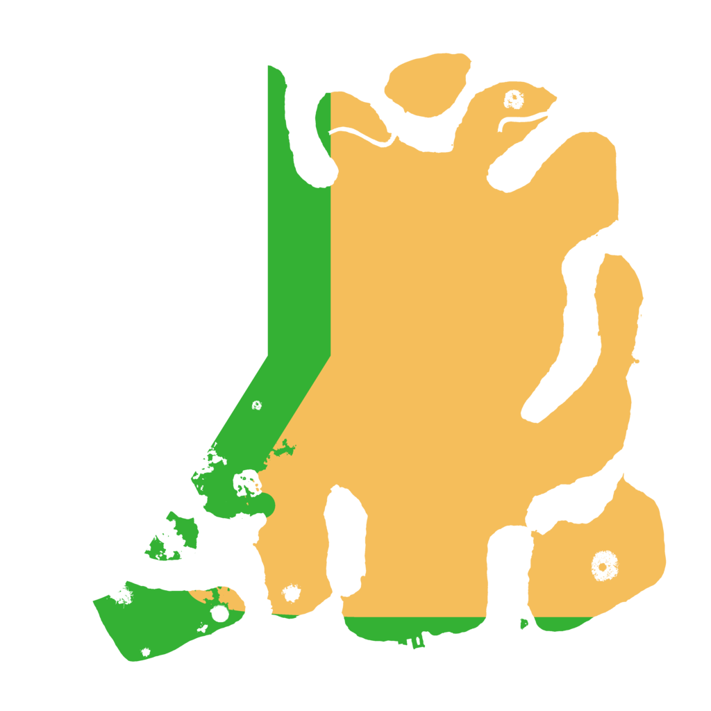 Biome Rust Map: Procedural Map, Size: 3700, Seed: 134743799