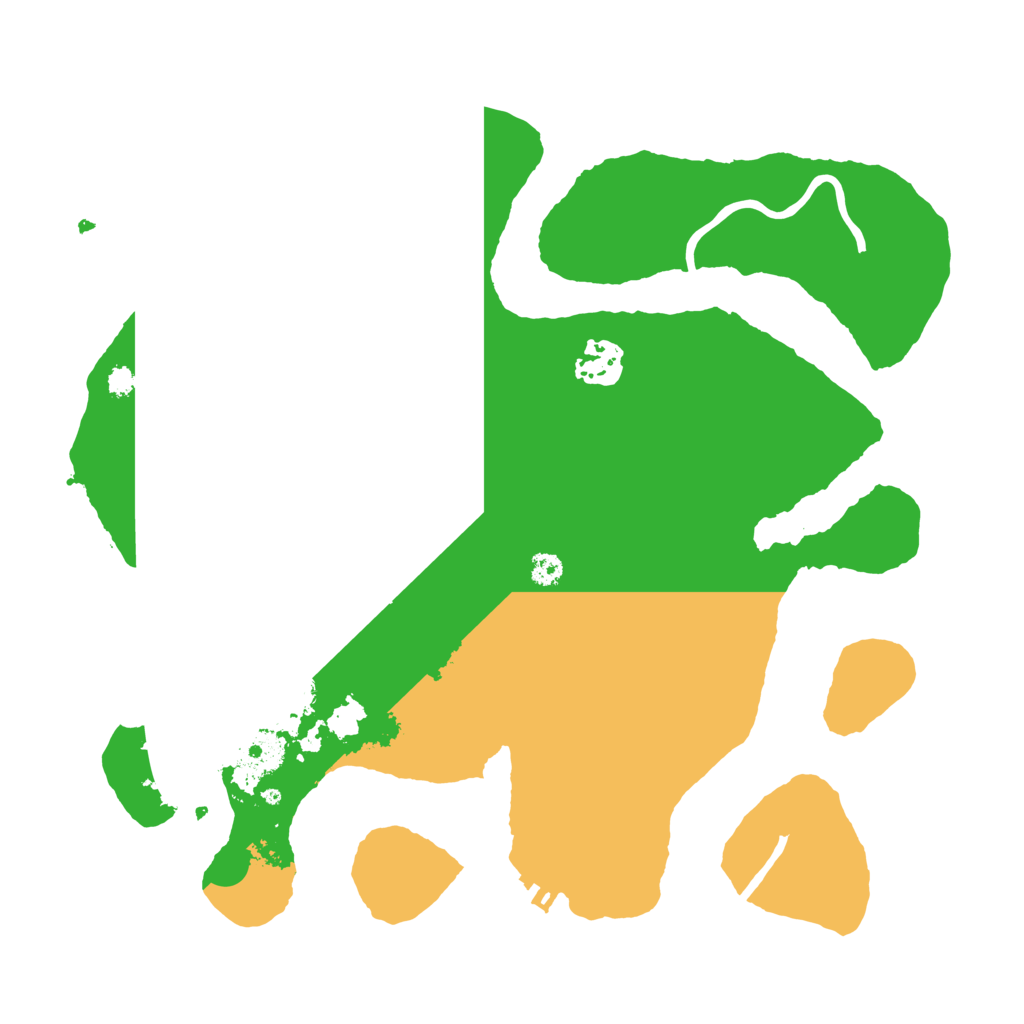 Biome Rust Map: Procedural Map, Size: 3200, Seed: 123456789