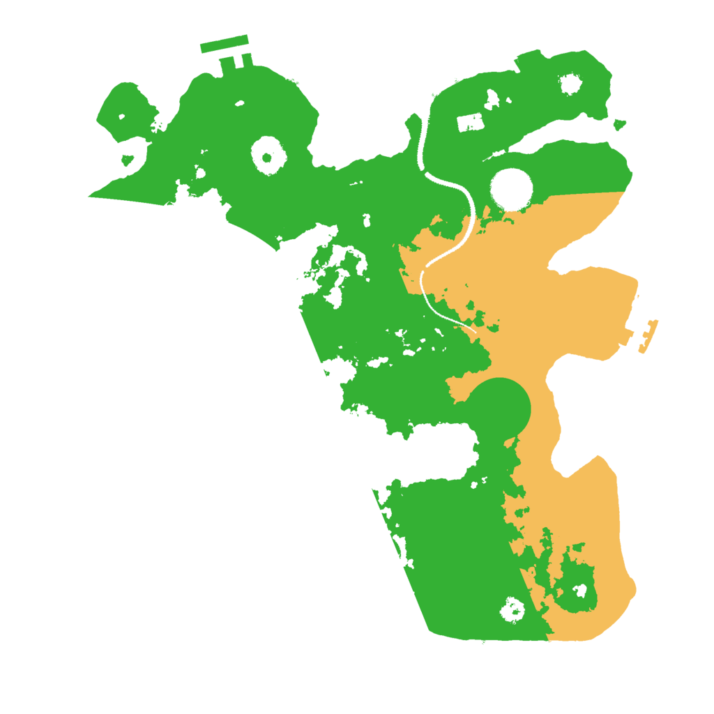 Biome Rust Map: Procedural Map, Size: 3000, Seed: 2430591