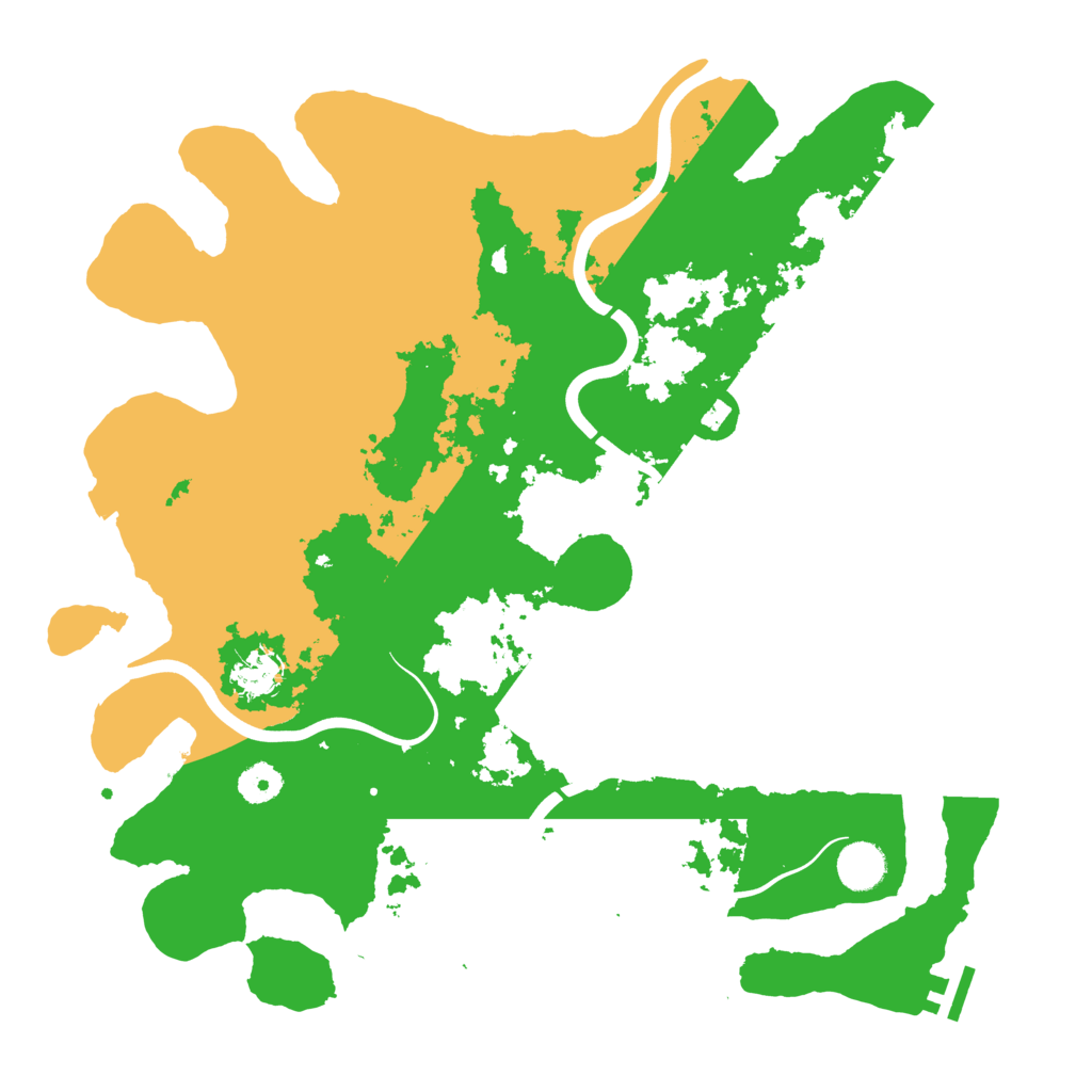 Biome Rust Map: Procedural Map, Size: 3950, Seed: 715724868