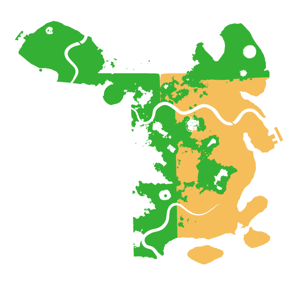 Biome Rust Map: Procedural Map, Size: 3950, Seed: 1124934459