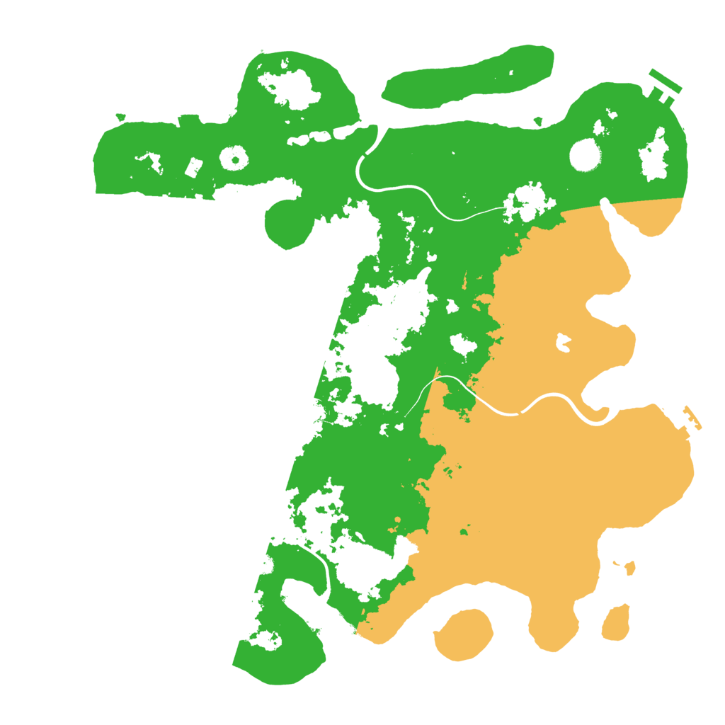 Biome Rust Map: Procedural Map, Size: 4050, Seed: 657539368
