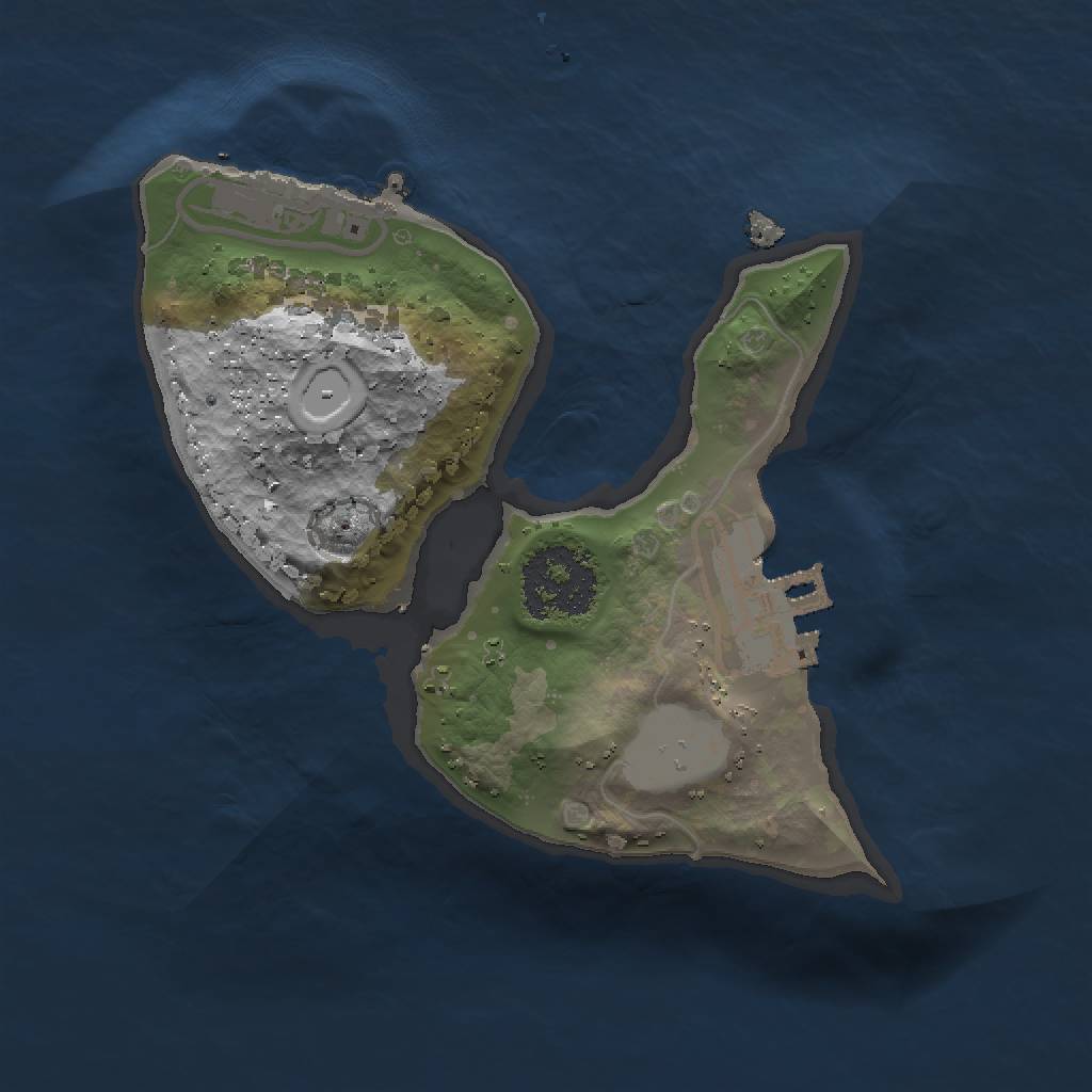 Rust Map: Procedural Map, Size: 1500, Seed: 600400228, 6 Monuments