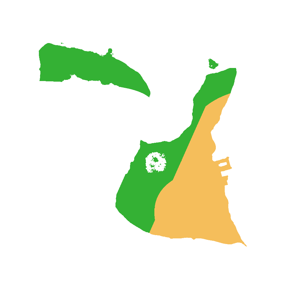 Biome Rust Map: Procedural Map, Size: 1500, Seed: 600400228