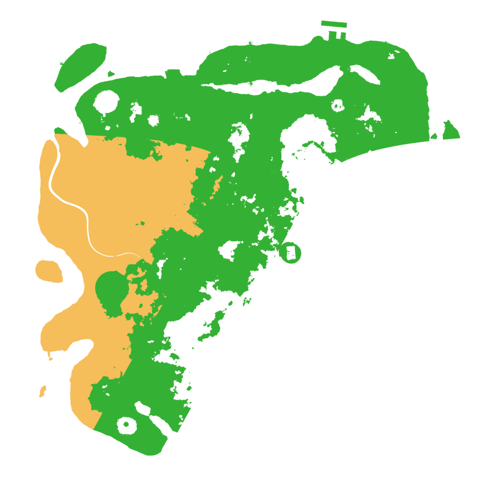 Biome Rust Map: Procedural Map, Size: 3950, Seed: 96110317