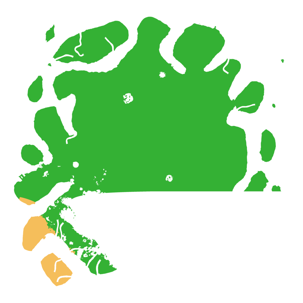 Biome Rust Map: Procedural Map, Size: 4499, Seed: 1111