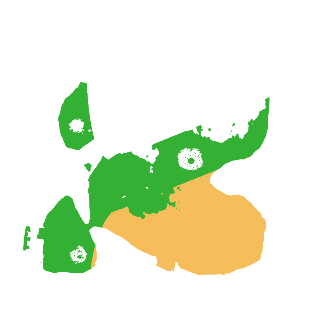 Biome Rust Map: Procedural Map, Size: 2000, Seed: 5