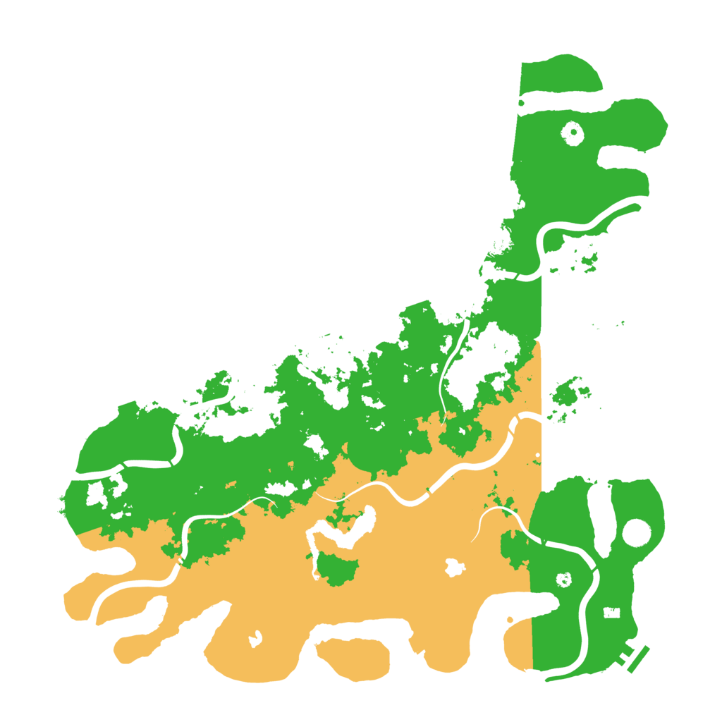 Biome Rust Map: Procedural Map, Size: 4700, Seed: 1155200177
