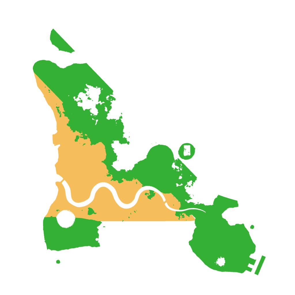 Biome Rust Map: Procedural Map, Size: 3000, Seed: 2094640977