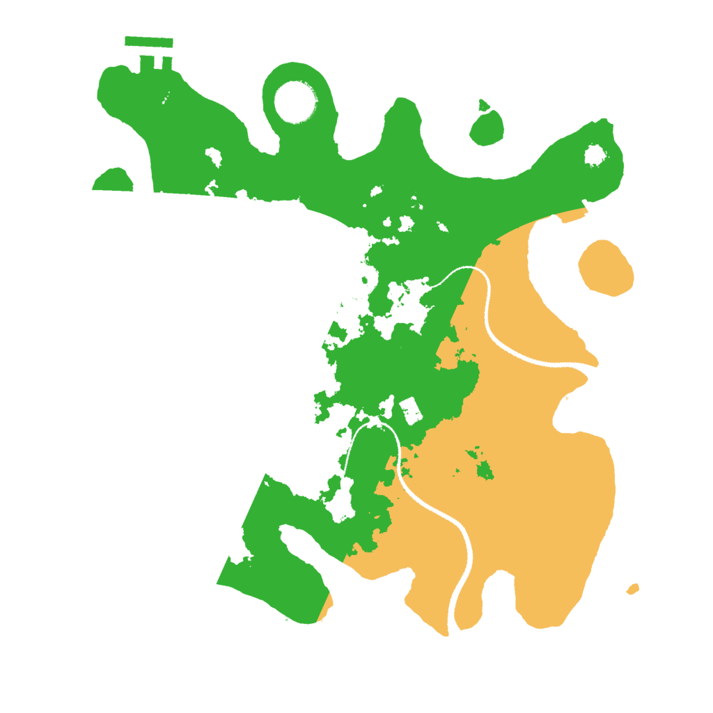 Biome Rust Map: Procedural Map, Size: 3000, Seed: 449669