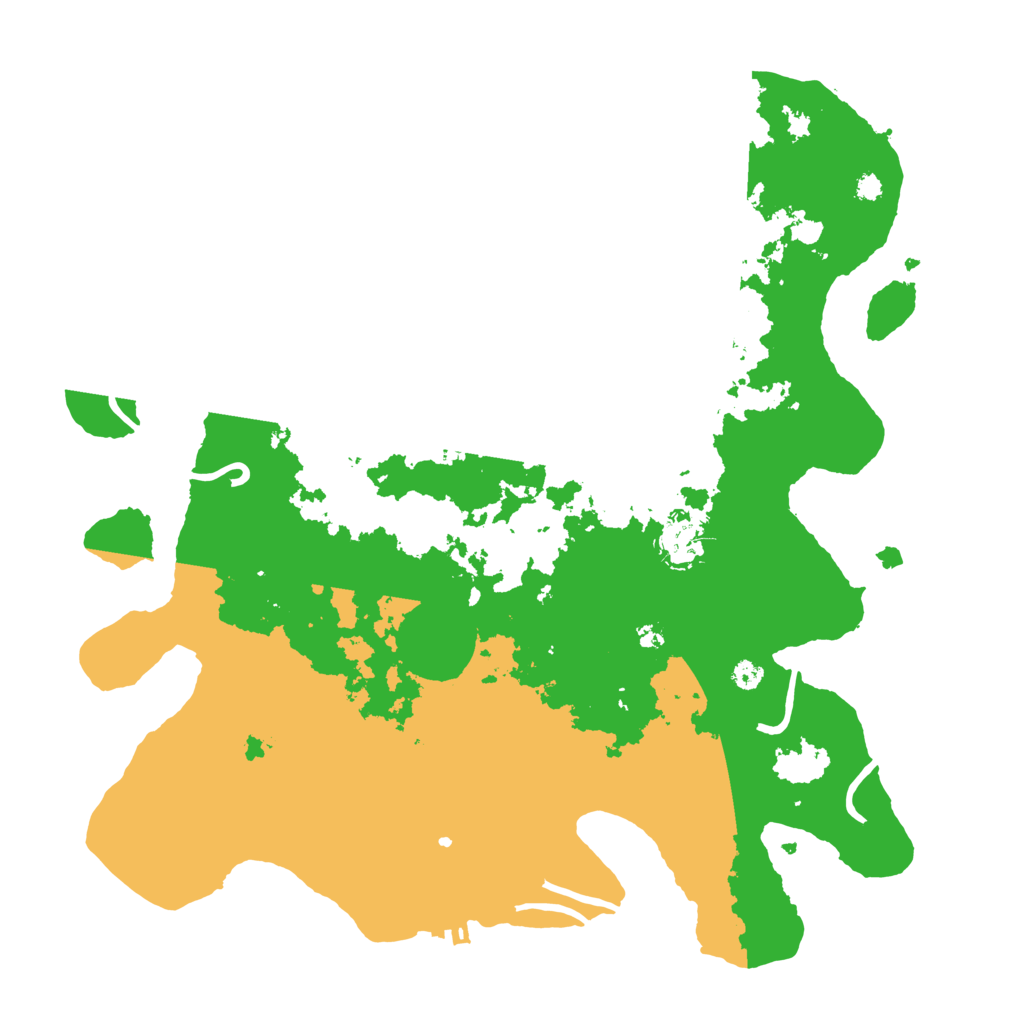 Biome Rust Map: Procedural Map, Size: 3600, Seed: 41