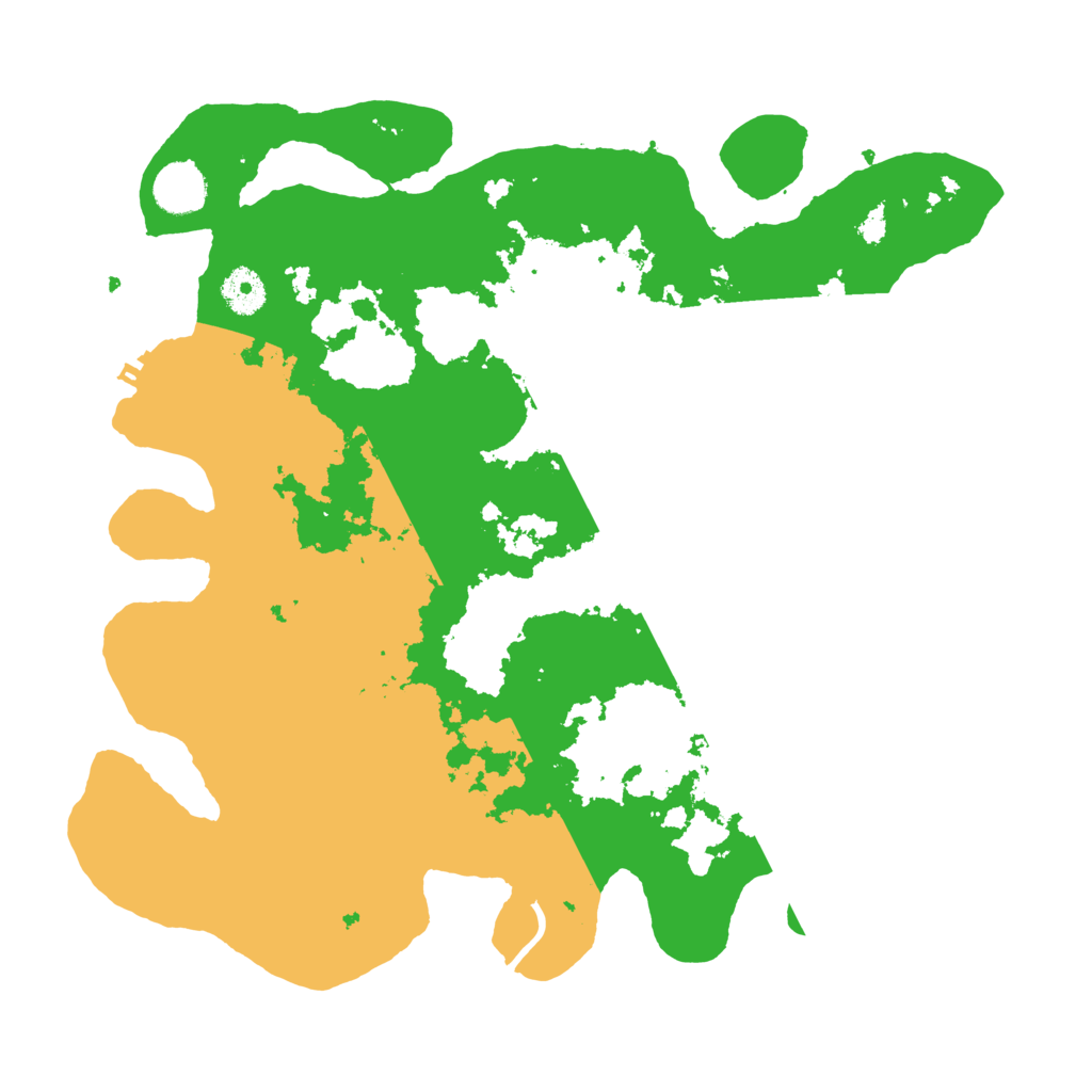 Biome Rust Map: Procedural Map, Size: 3700, Seed: 99846