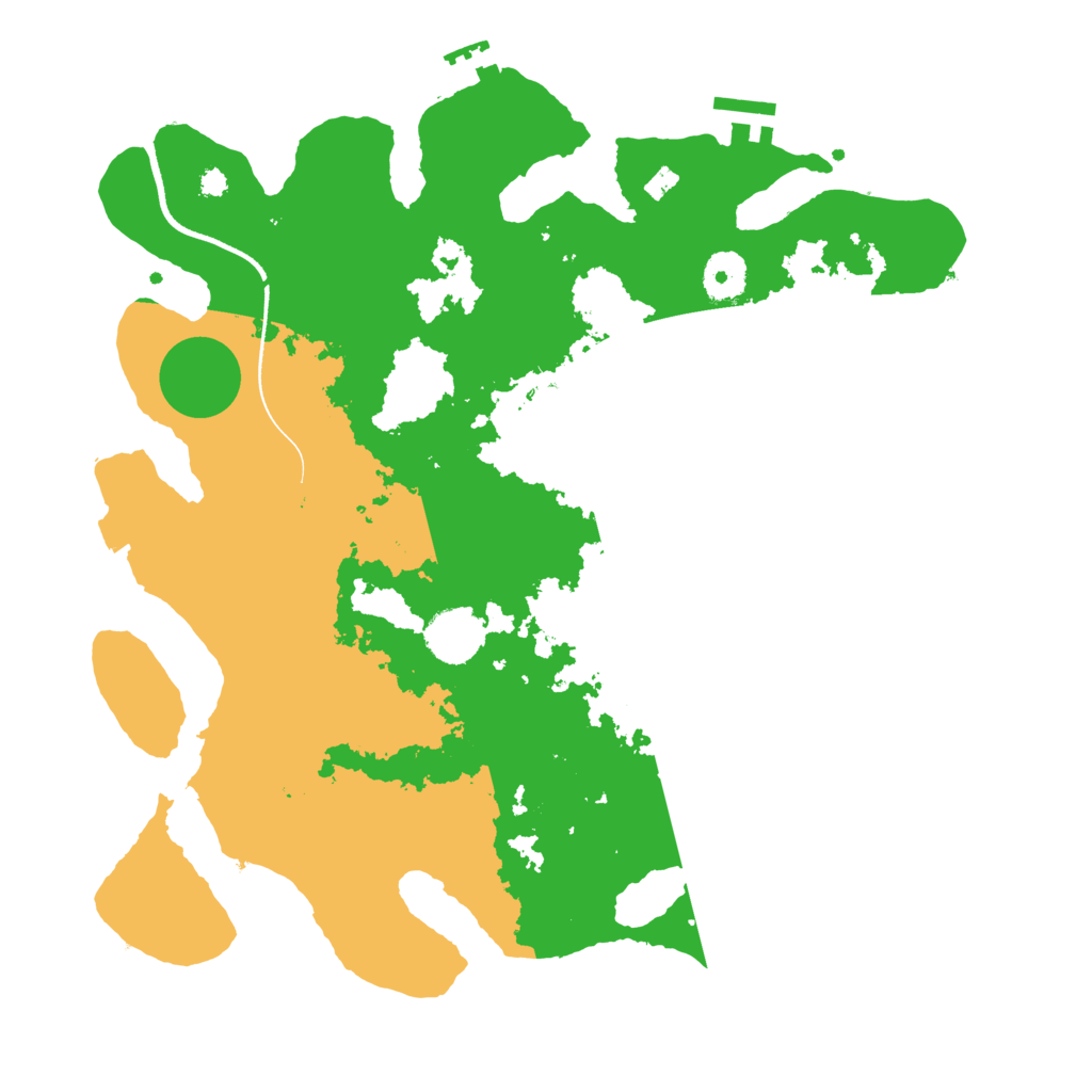 Biome Rust Map: Procedural Map, Size: 3550, Seed: 544019