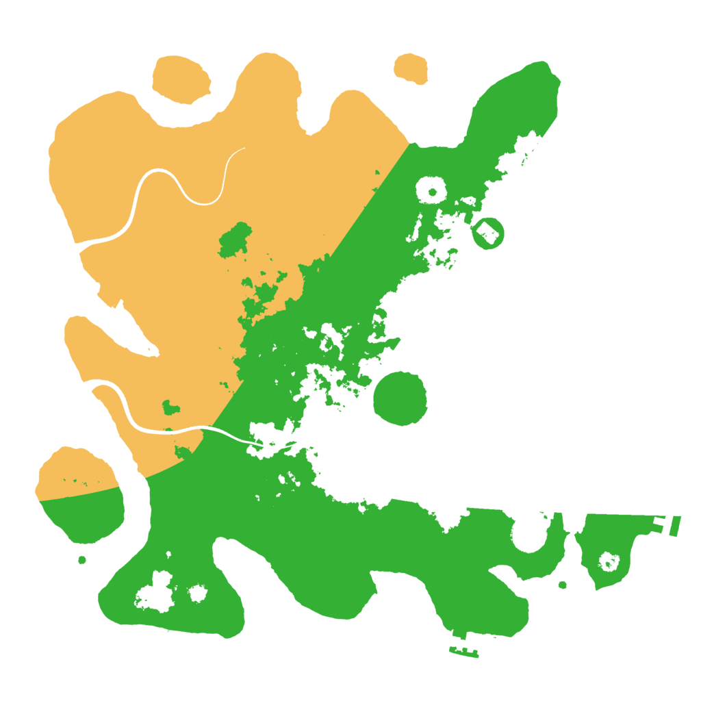 Biome Rust Map: Procedural Map, Size: 3550, Seed: 961972