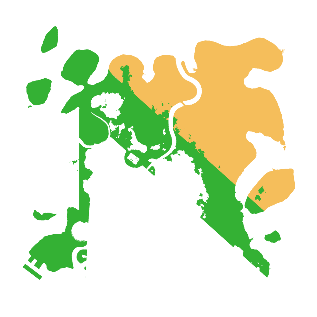 Biome Rust Map: Procedural Map, Size: 3000, Seed: 401973