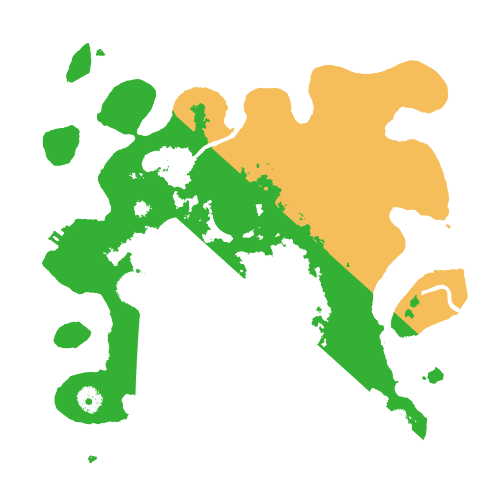 Biome Rust Map: Procedural Map, Size: 3000, Seed: 401973