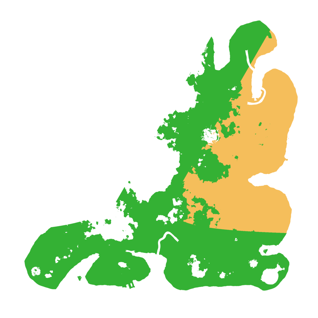 Biome Rust Map: Procedural Map, Size: 3550, Seed: 594692