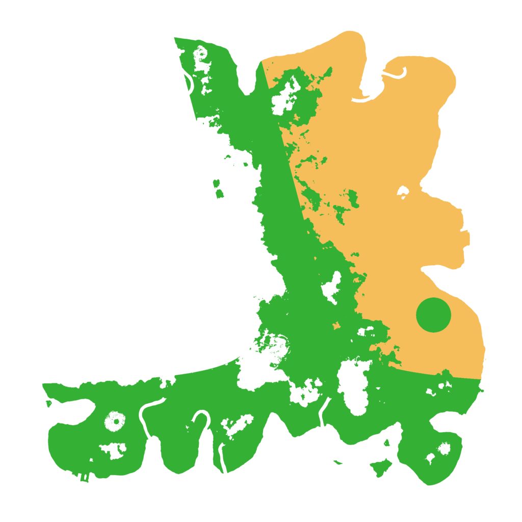 Biome Rust Map: Procedural Map, Size: 3950, Seed: 15909008