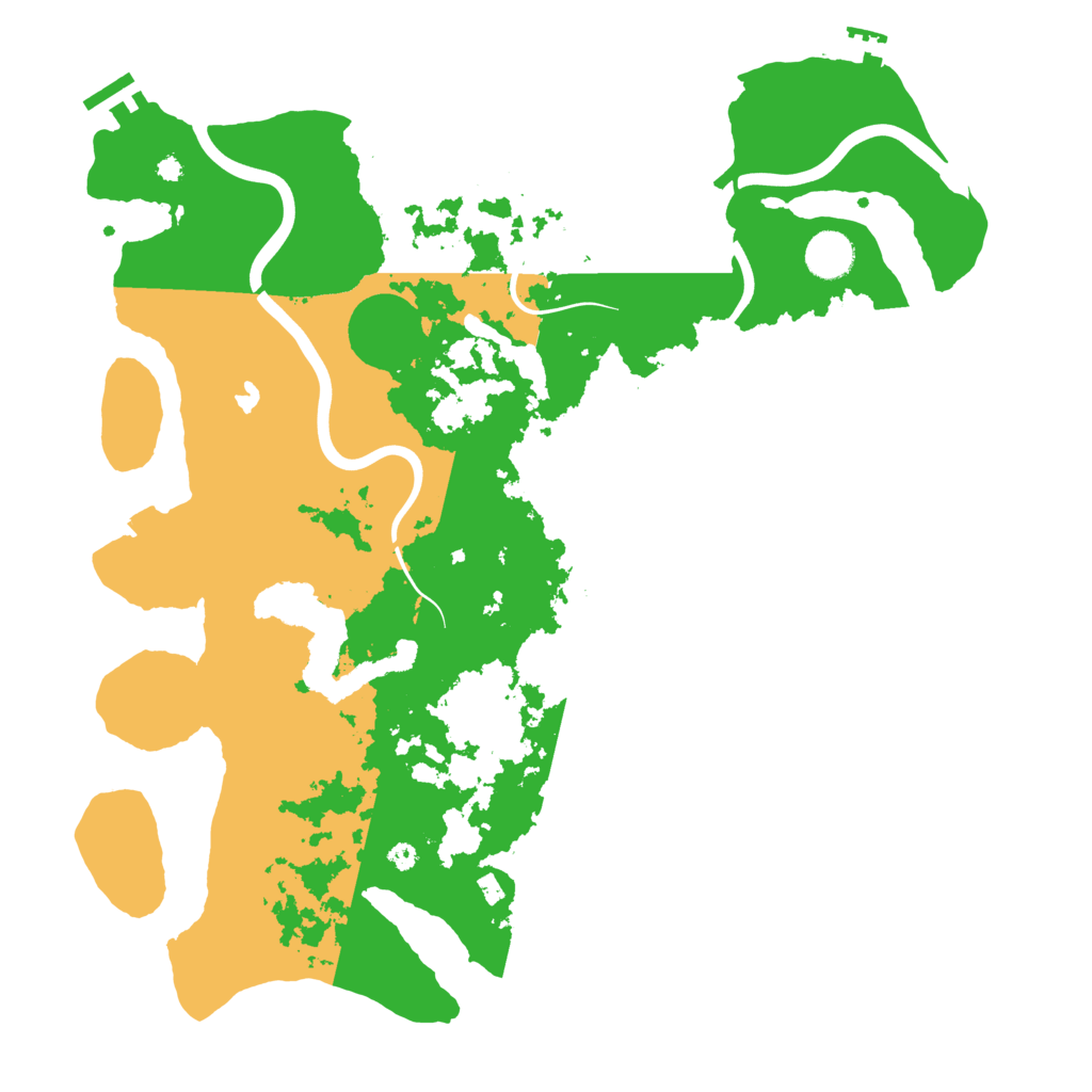 Biome Rust Map: Procedural Map, Size: 4000, Seed: 42318