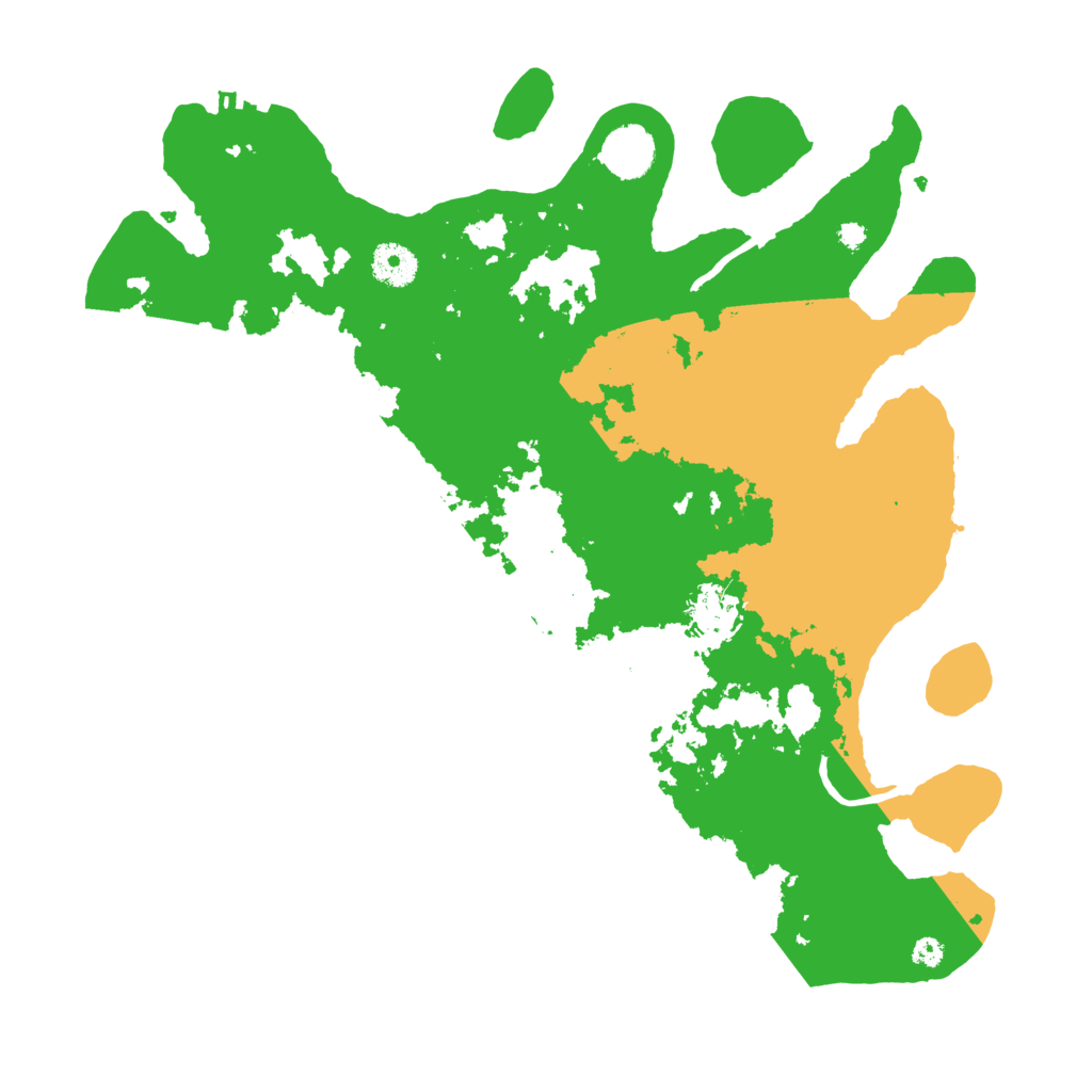 Biome Rust Map: Procedural Map, Size: 3700, Seed: 1823259532