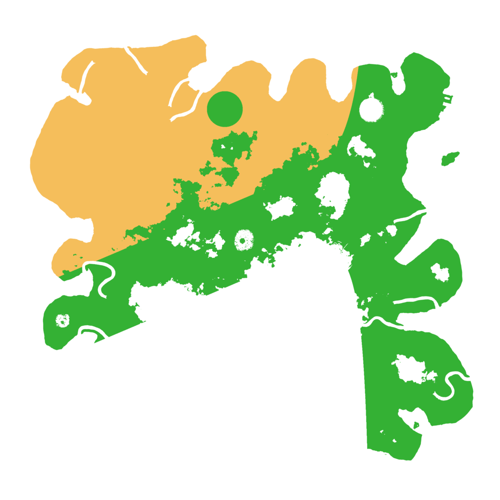 Biome Rust Map: Procedural Map, Size: 3700, Seed: 1389176758