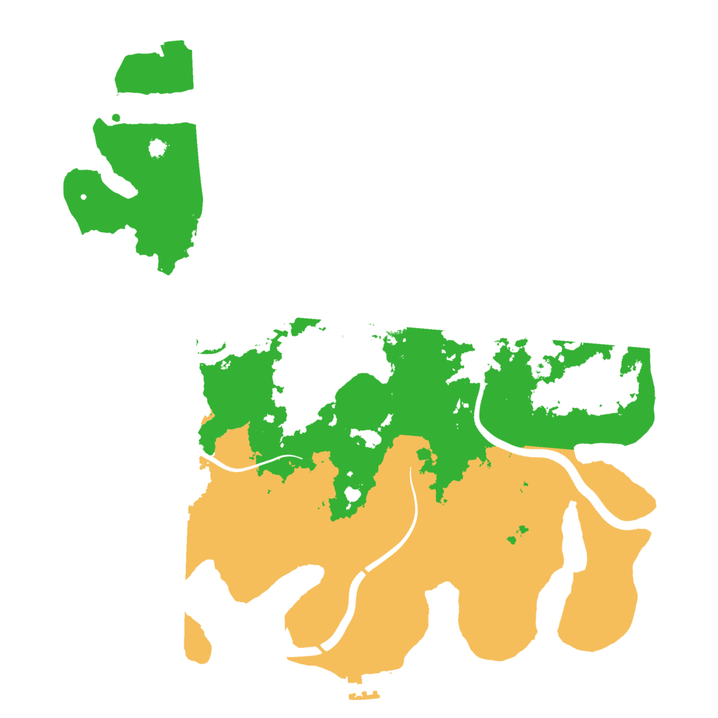 Biome Rust Map: Procedural Map, Size: 3550, Seed: 704298