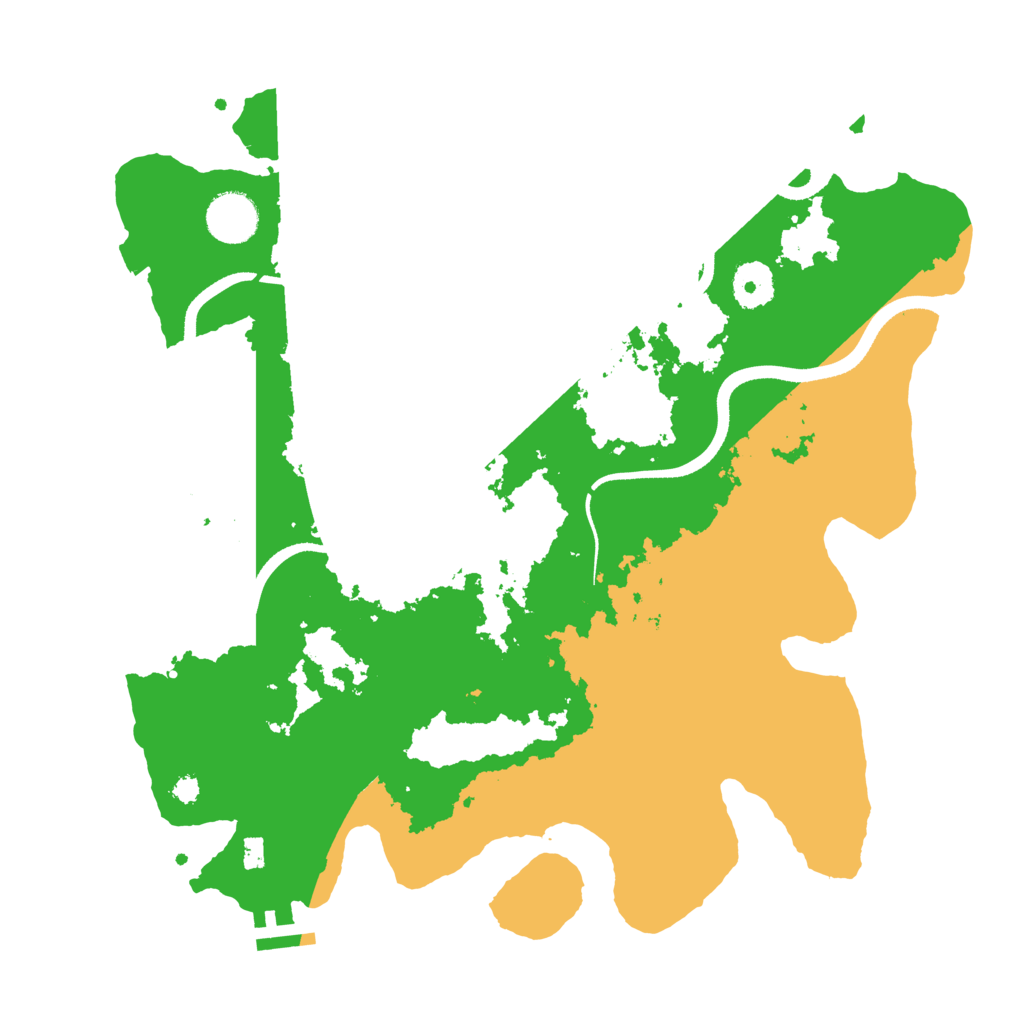 Biome Rust Map: Procedural Map, Size: 3500, Seed: 584344937