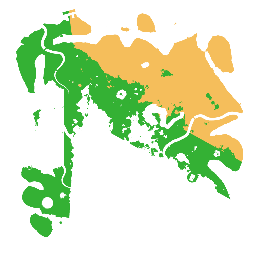 Biome Rust Map: Procedural Map, Size: 4000, Seed: 834255