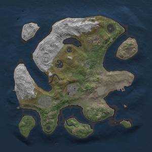 Thumbnail Rust Map: Procedural Map, Size: 2800, Seed: 55, 12 Monuments