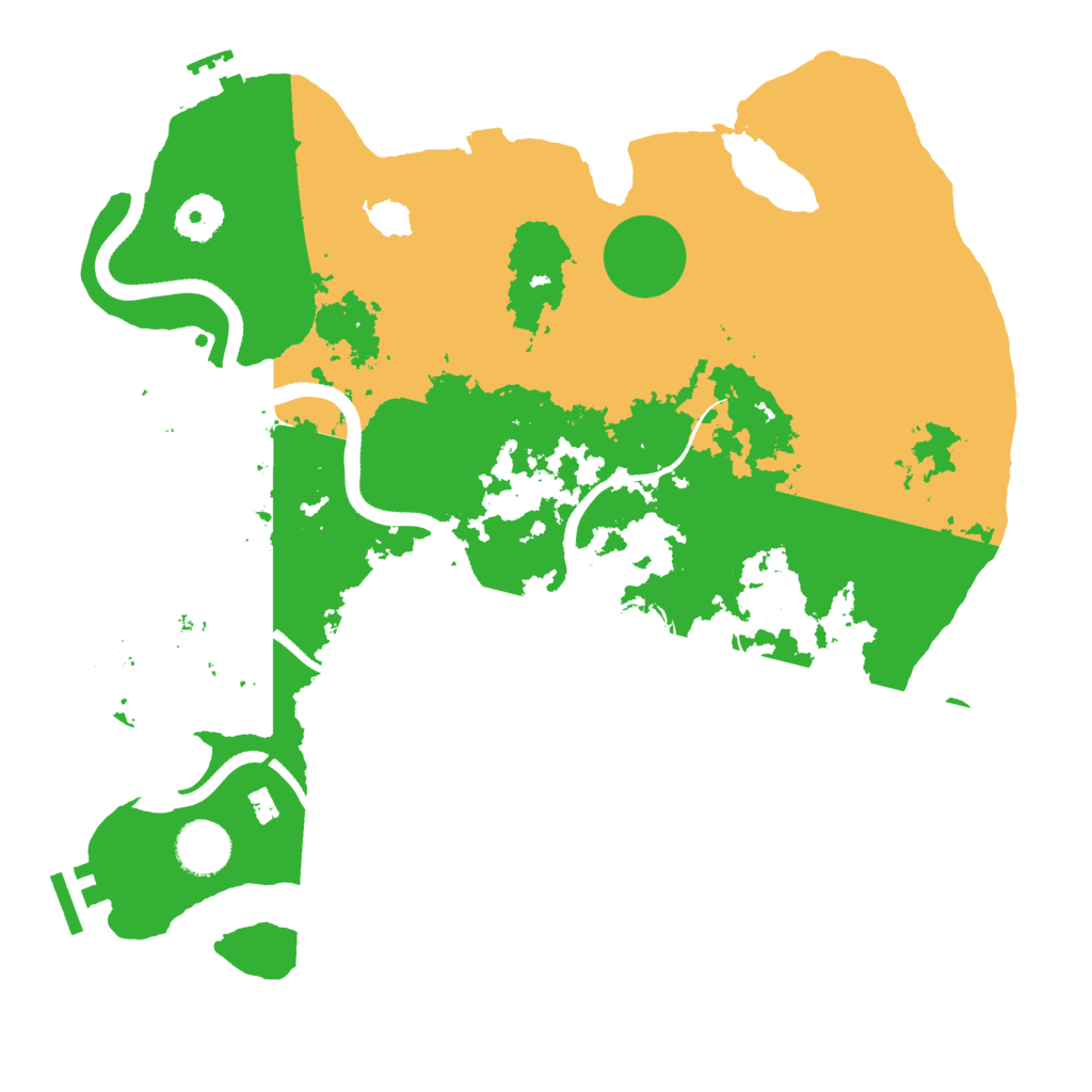 Biome Rust Map: Procedural Map, Size: 3500, Seed: 1073527322