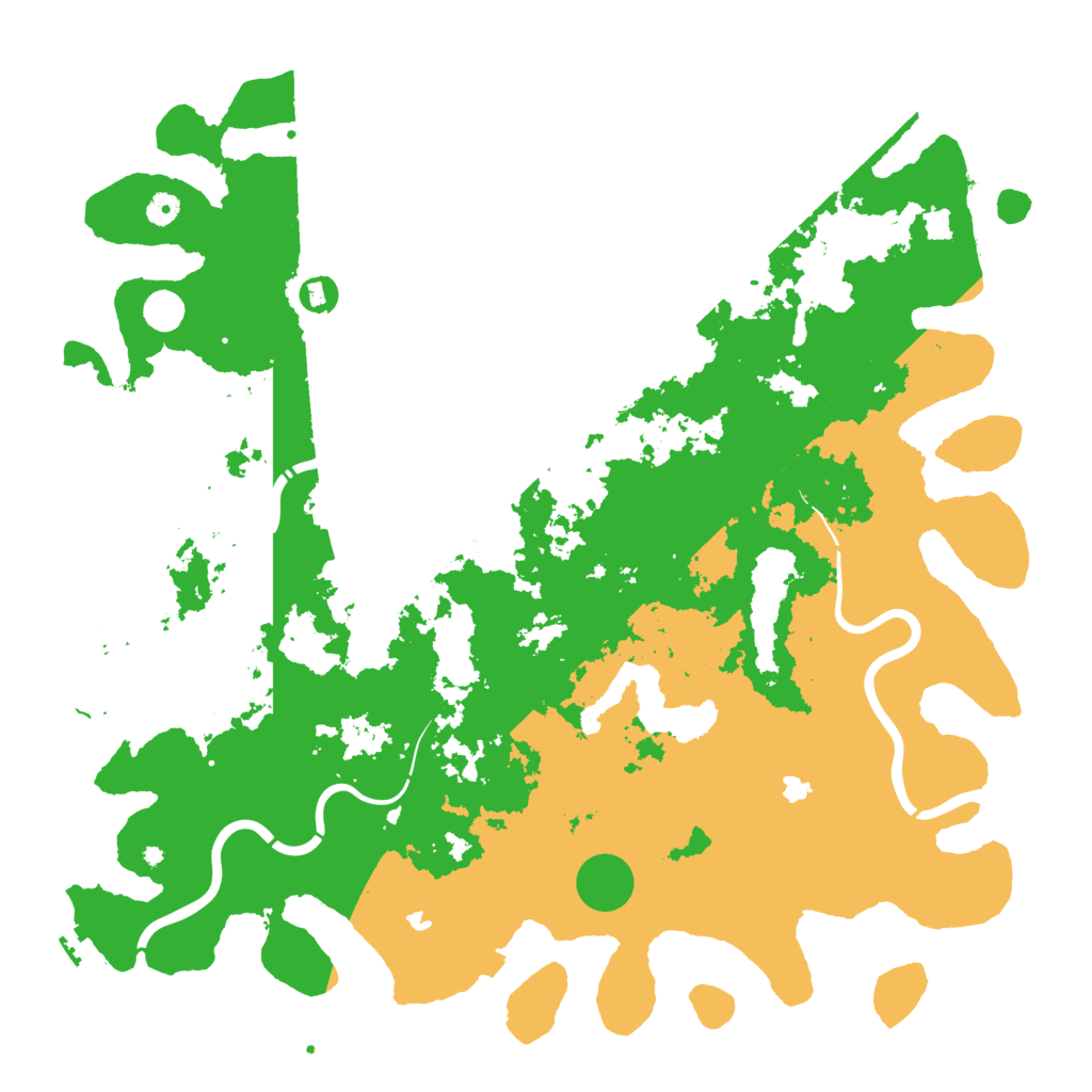 Biome Rust Map: Procedural Map, Size: 5000, Seed: 793197