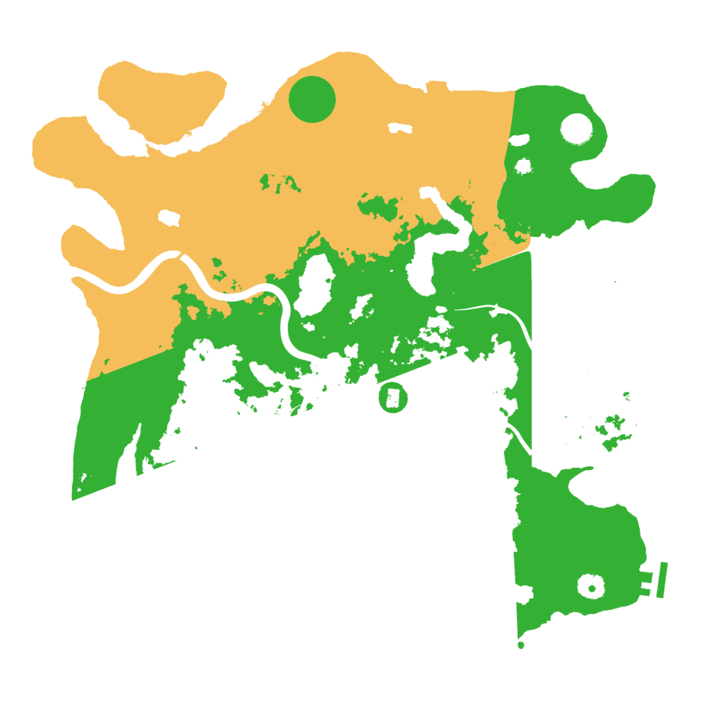 Biome Rust Map: Procedural Map, Size: 4000, Seed: 428812