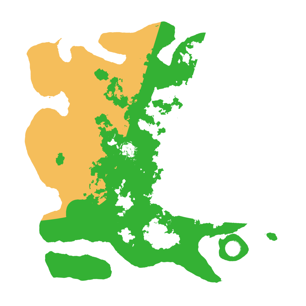Biome Rust Map: Barren, Size: 3500, Seed: 132553