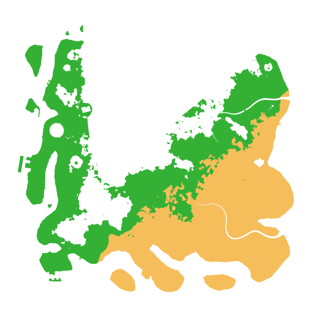 Biome Rust Map: Procedural Map, Size: 3850, Seed: 281570855