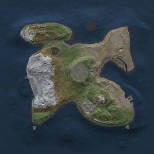 Thumbnail Rust Map: Procedural Map, Size: 2000, Seed: 123456, 7 Monuments