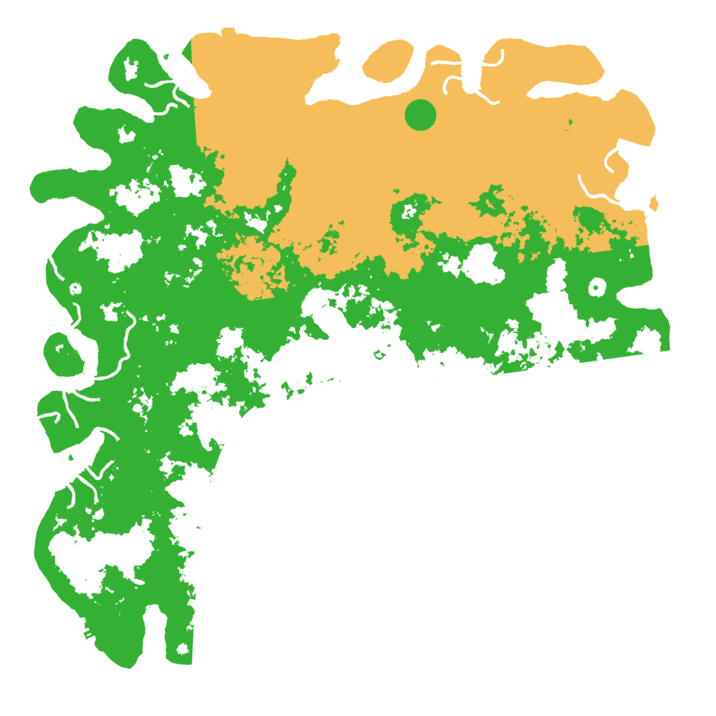 Biome Rust Map: Procedural Map, Size: 6000, Seed: 50000