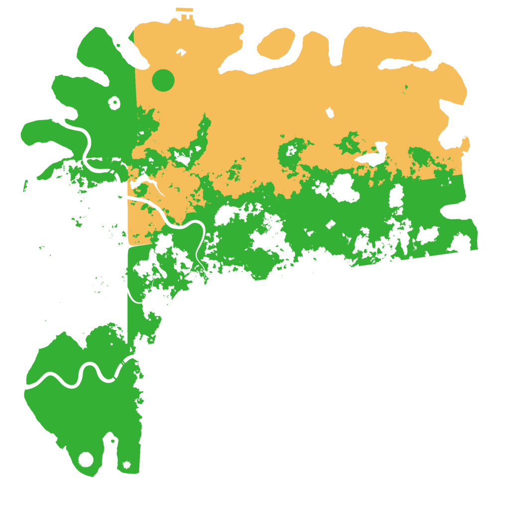 Biome Rust Map: Procedural Map, Size: 6000, Seed: 50000