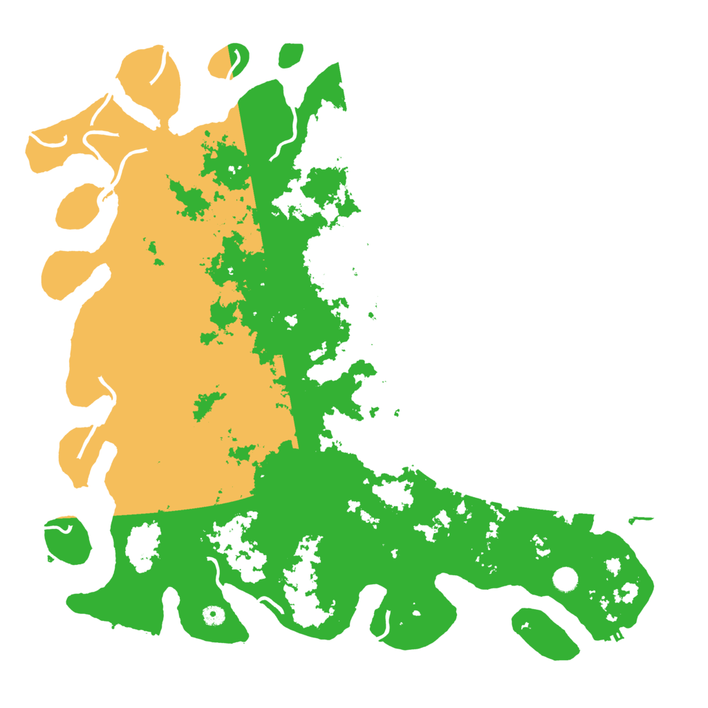 Biome Rust Map: Procedural Map, Size: 5000, Seed: 114514810