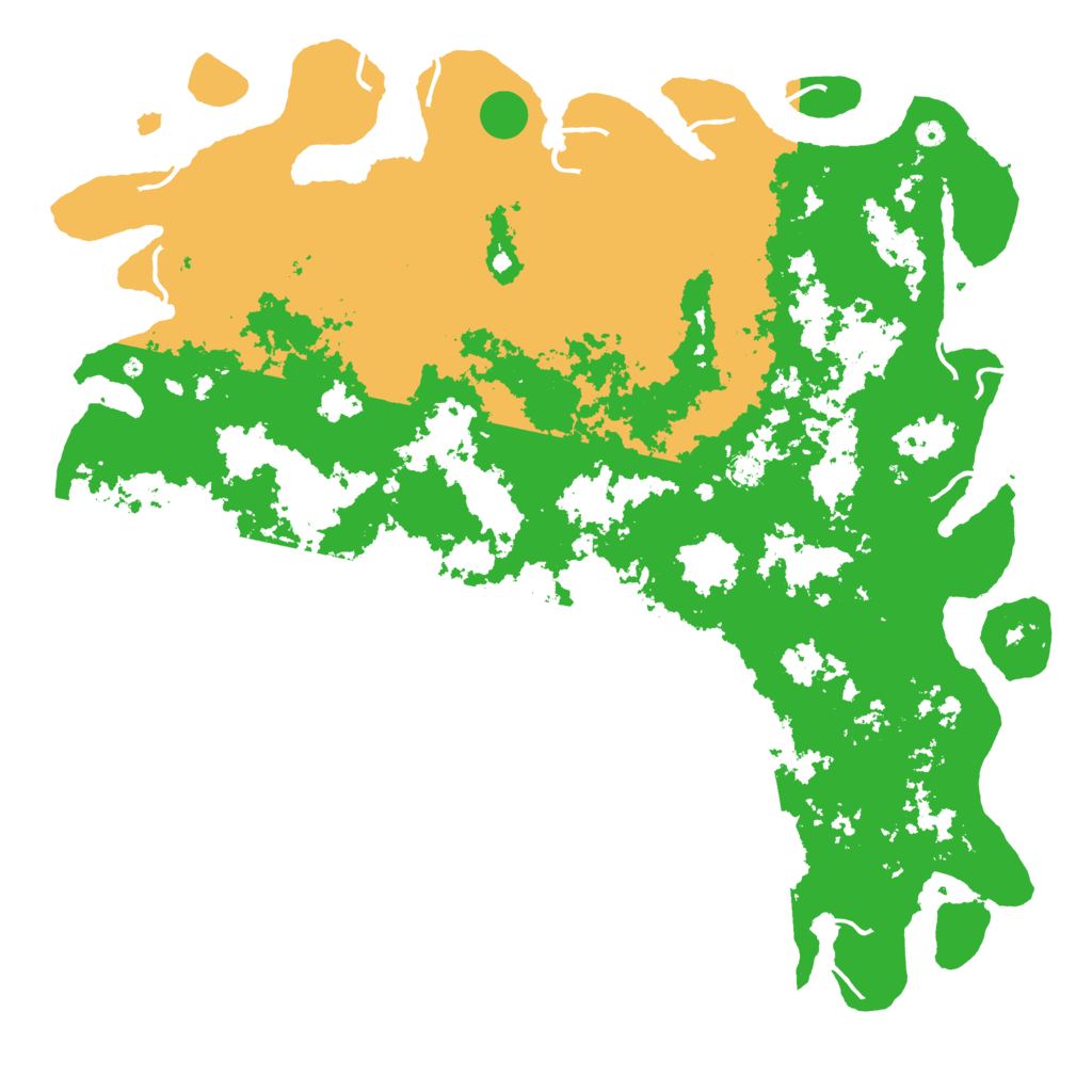 Biome Rust Map: Procedural Map, Size: 6000, Seed: 219914882