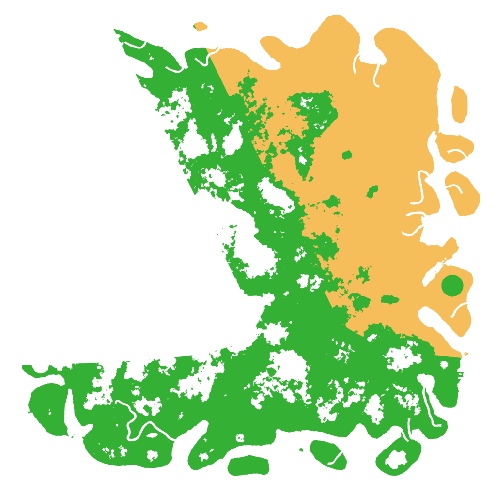 Biome Rust Map: Procedural Map, Size: 6000, Seed: 123456