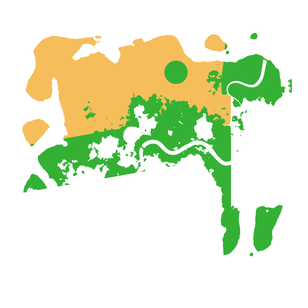 Biome Rust Map: Procedural Map, Size: 3500, Seed: 188